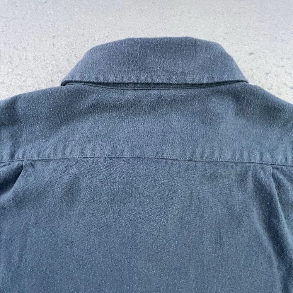 Free Fly Shirt Men's XL Blue Bamboo Cotton Blend Long Sleeve Button Up Pocket - Picture 8 of 11